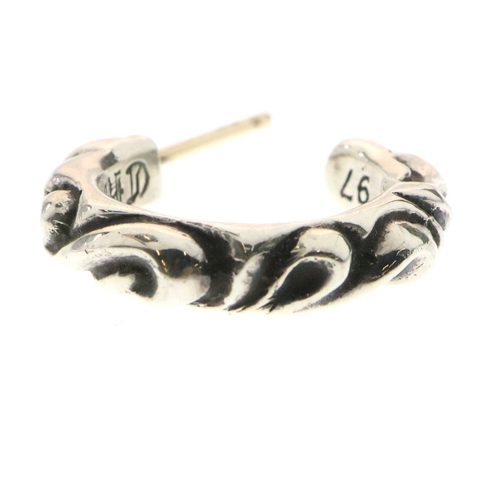 CHROME HEARTS(クロムハーツ) HOOP SCROOL スクロール フープピアス シルバー BCA102