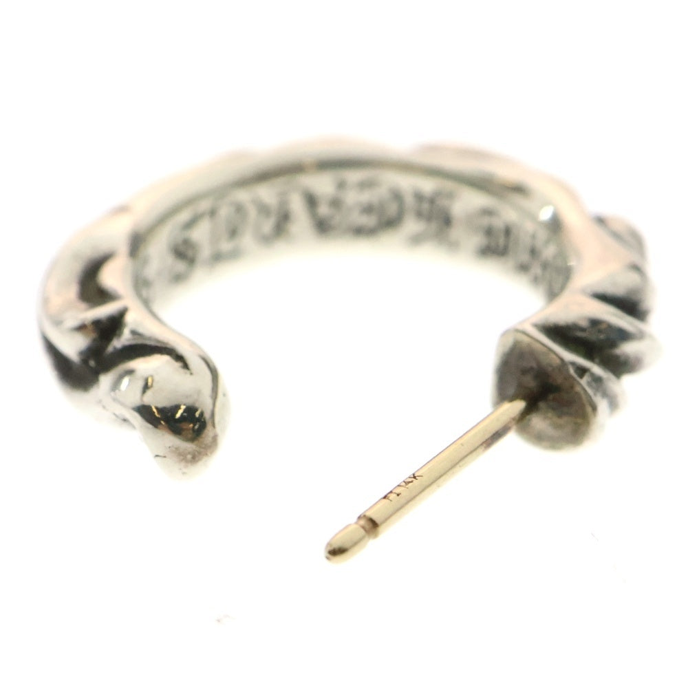 CHROME HEARTS(クロムハーツ) HOOP SCROOL スクロール フープピアス シルバー BCA102