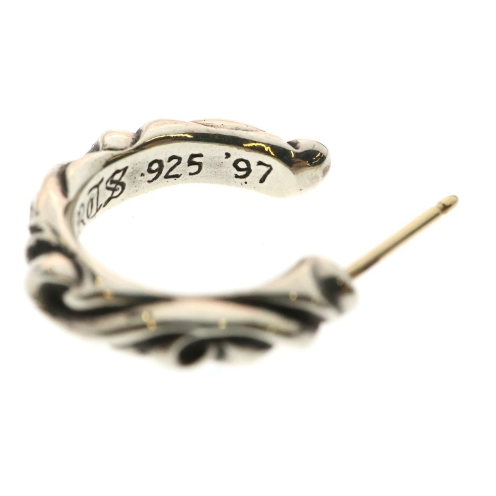 CHROME HEARTS(クロムハーツ) HOOP SCROOL スクロール フープピアス シルバー BCA102