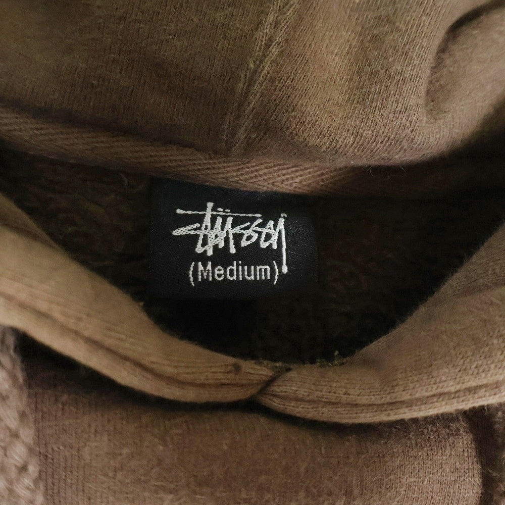 STUSSY(ステューシー) レインボー グラフィックプリント スウェット プルオーバーパーカー ブラウン
