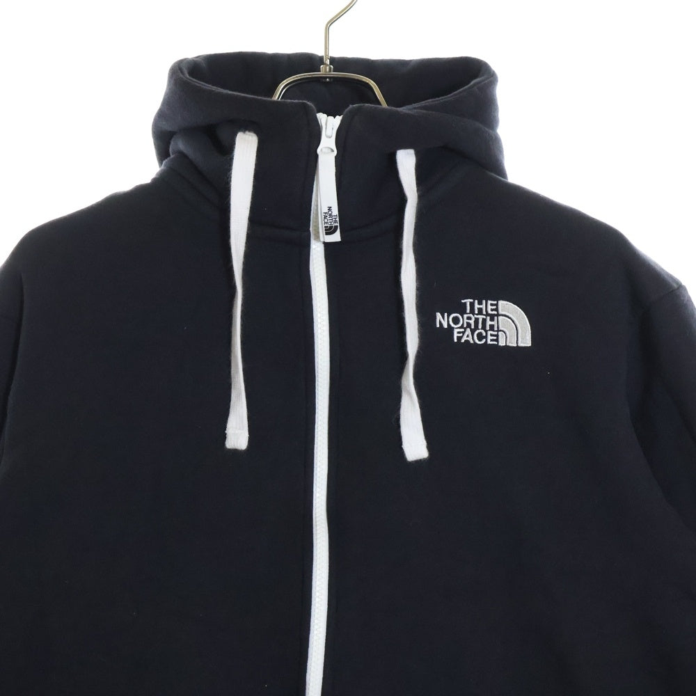 THE NORTH FACE(ザノースフェイス) ロゴエンブロイダリー スウェット ジップアップパーカー ブラック NT11530
