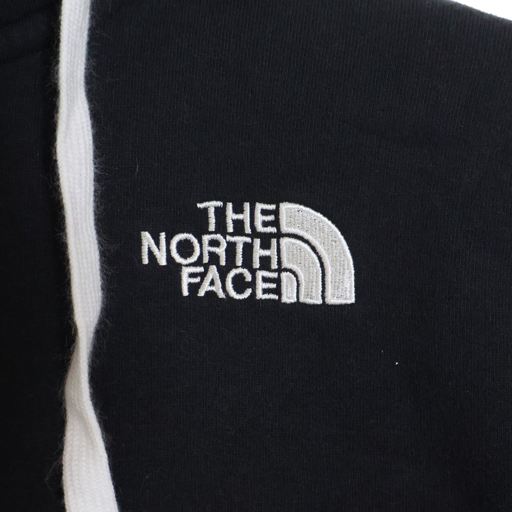 THE NORTH FACE(ザノースフェイス) ロゴエンブロイダリー スウェット ジップアップパーカー ブラック NT11530