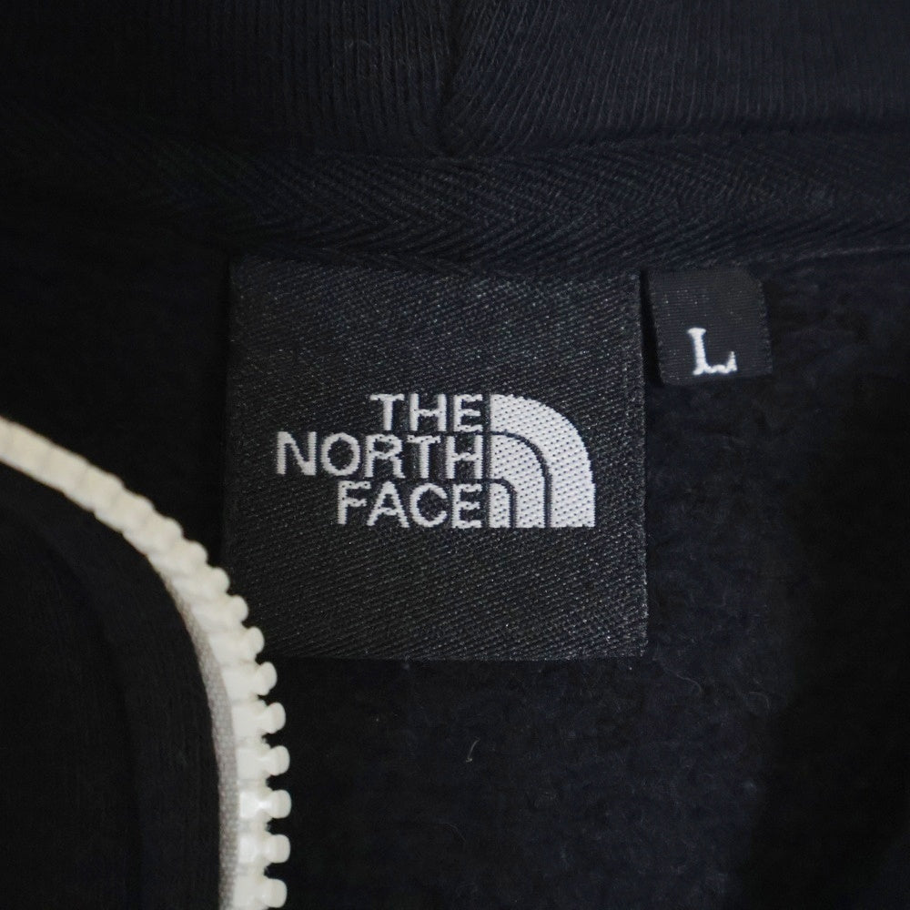 THE NORTH FACE(ザノースフェイス) ロゴエンブロイダリー スウェット ジップアップパーカー ブラック NT11530