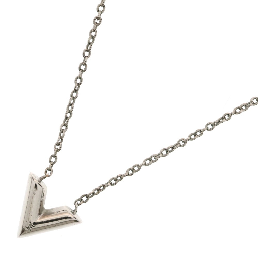 LOUIS VUITTON(ルイヴィトン) エセンシャルV ネックレス メタル ペンダント シルバー M63197