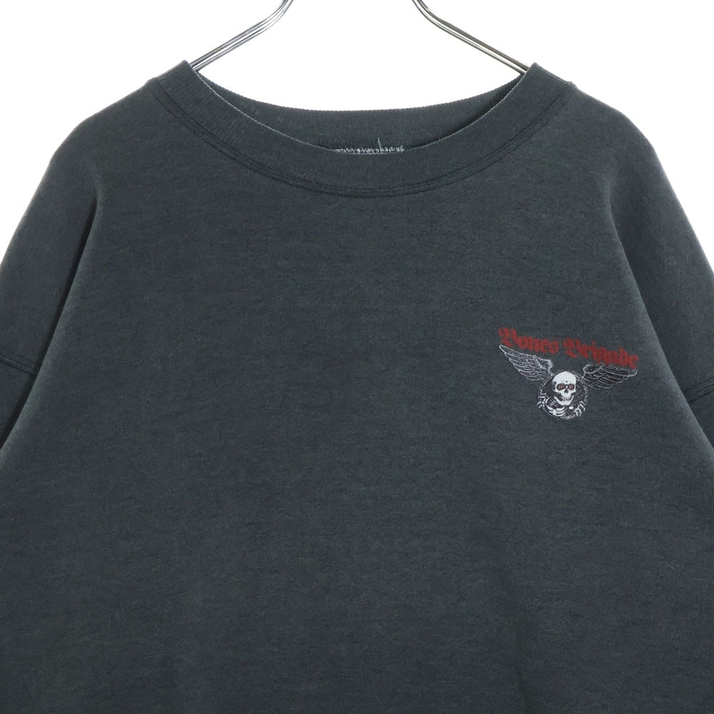 VINTAGE(ヴィンテージ) 80s POWELL BONES BRIGADE リッパー スウェットトレーナー ダークグレー
