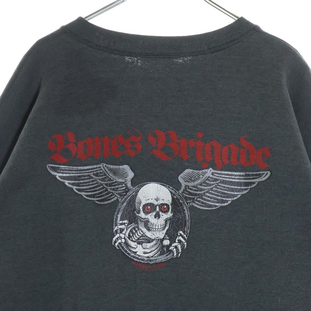 VINTAGE(ヴィンテージ) 80s POWELL BONES BRIGADE リッパー スウェットトレーナー ダークグレー