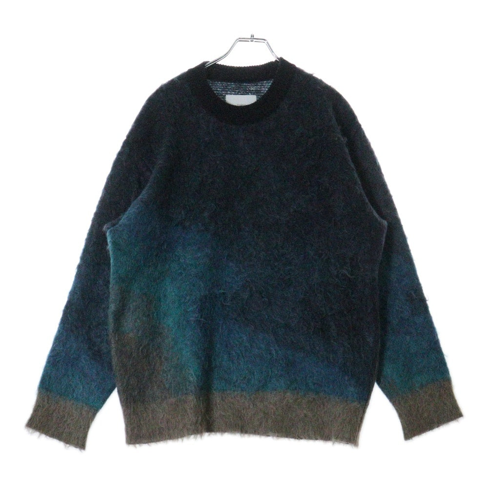 ssstein(シュタイン) GRADATION MOHAIR KNIT LS モヘア混 グラデーション クルーネックニット セーター マルチカラーST.1139