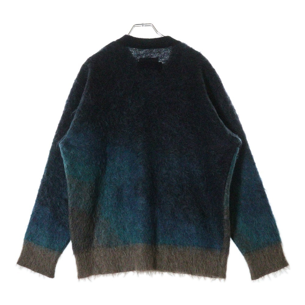 ssstein(シュタイン) GRADATION MOHAIR KNIT LS モヘア混 グラデーション クルーネックニット セーター マルチカラーST.1139