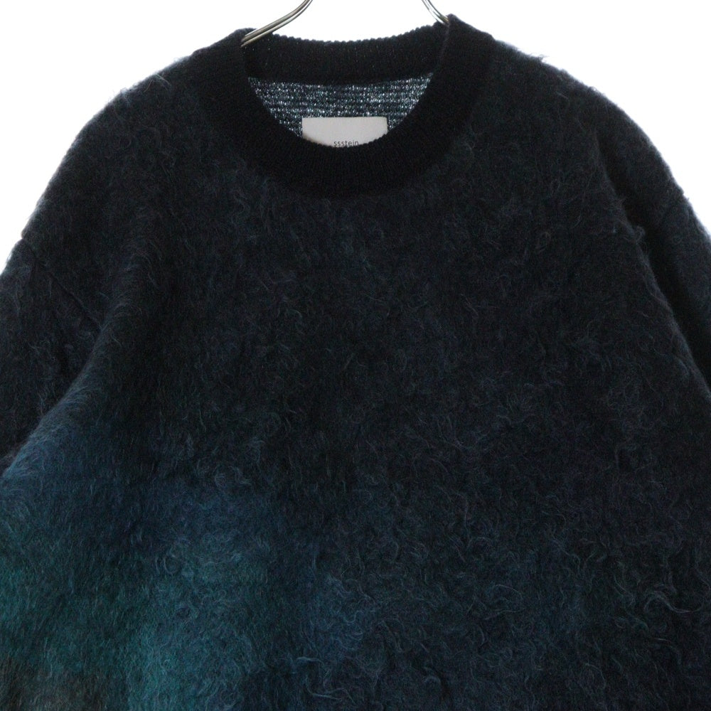 ssstein(シュタイン) GRADATION MOHAIR KNIT LS モヘア混 グラデーション クルーネックニット セーター マルチカラーST.1139