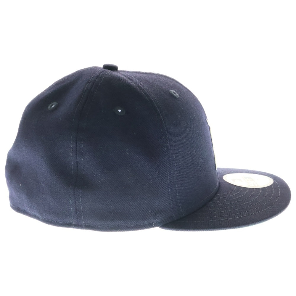 FEAR OF GOD ESSENTIALS(フィアオブゴッド エッセンシャルズ) × NEW ERA 59FIFTY Fitted ニューエラ ロゴエンブロイダリー 6パネル ベースボールキャップ 帽子 ネイビー