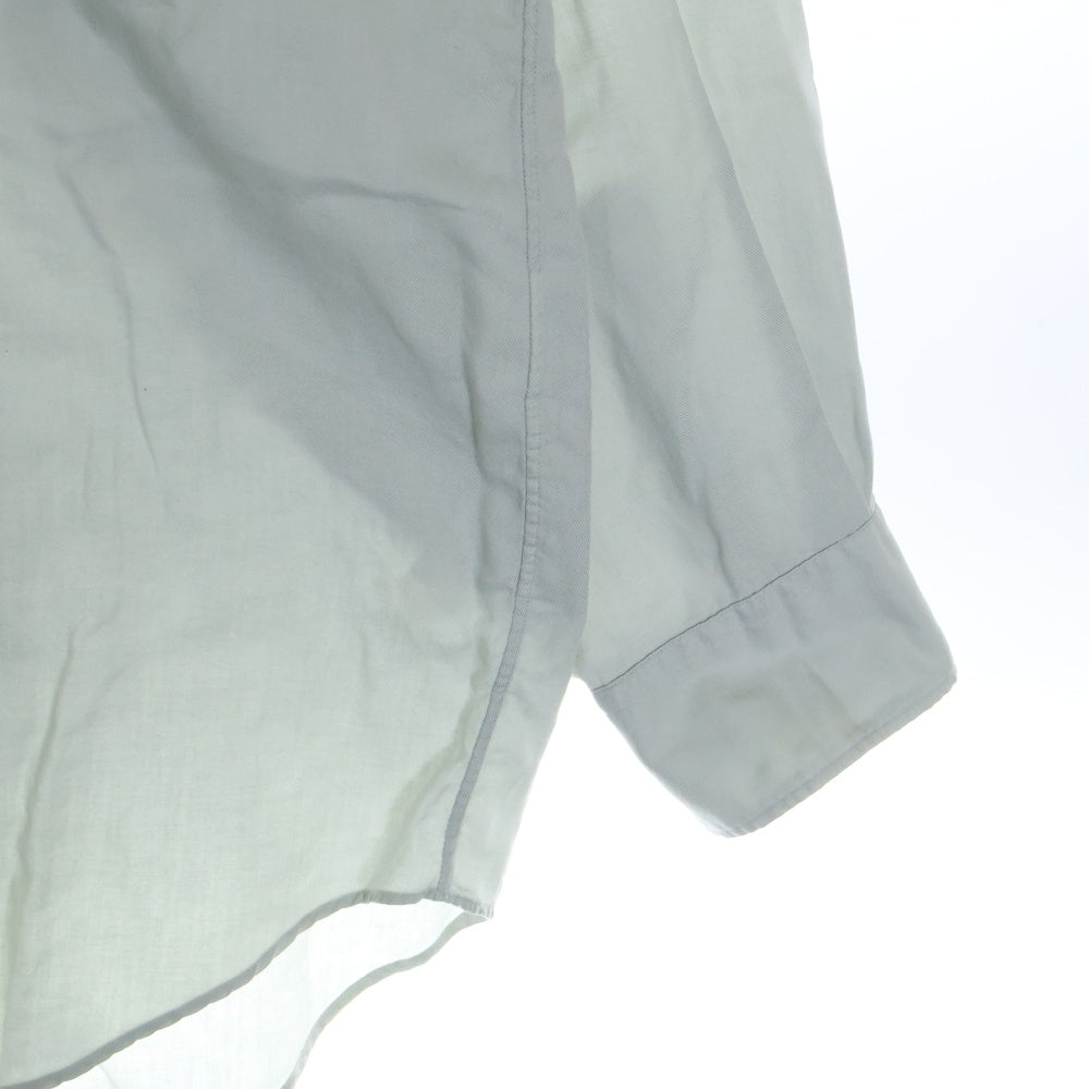 COMME des GARCONS HOMME(コムデギャルソンオム) 93AW 田中期 田中オム 銀タグ ロングスリーブ 長袖 プレーン シャツ グレー HE-030120