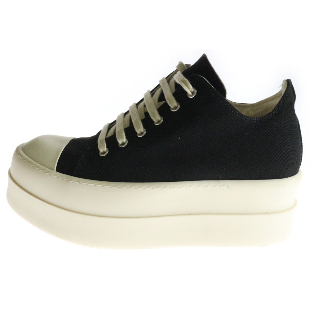 DRKSHDW(ダークシャドウ) DOUBLE BUMPER LOW SNEAKS ダブルバンパー メガバンパー ローカットスニーカー ブラック/ホワイト DU01E3832