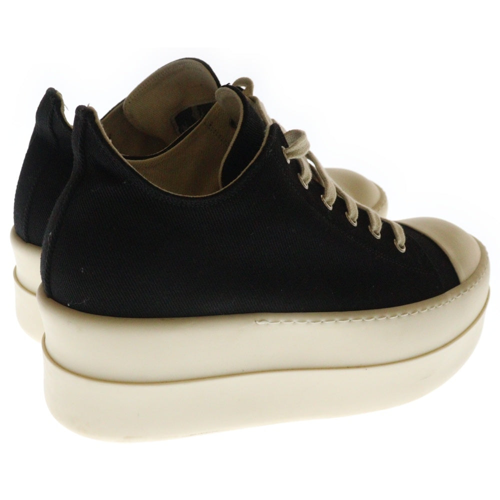 DRKSHDW(ダークシャドウ) DOUBLE BUMPER LOW SNEAKS ダブルバンパー メガバンパー ローカットスニーカー ブラック/ホワイト DU01E3832