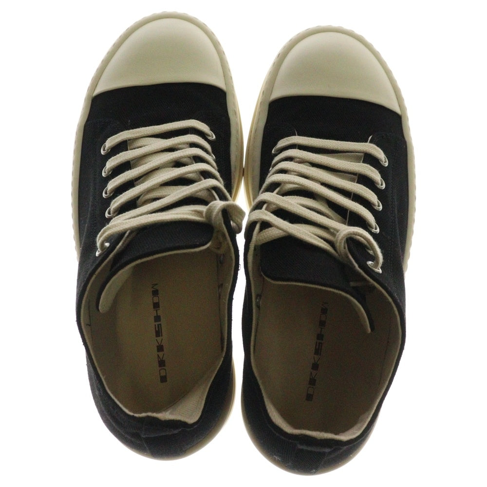 DRKSHDW(ダークシャドウ) DOUBLE BUMPER LOW SNEAKS ダブルバンパー メガバンパー ローカットスニーカー ブラック/ホワイト DU01E3832