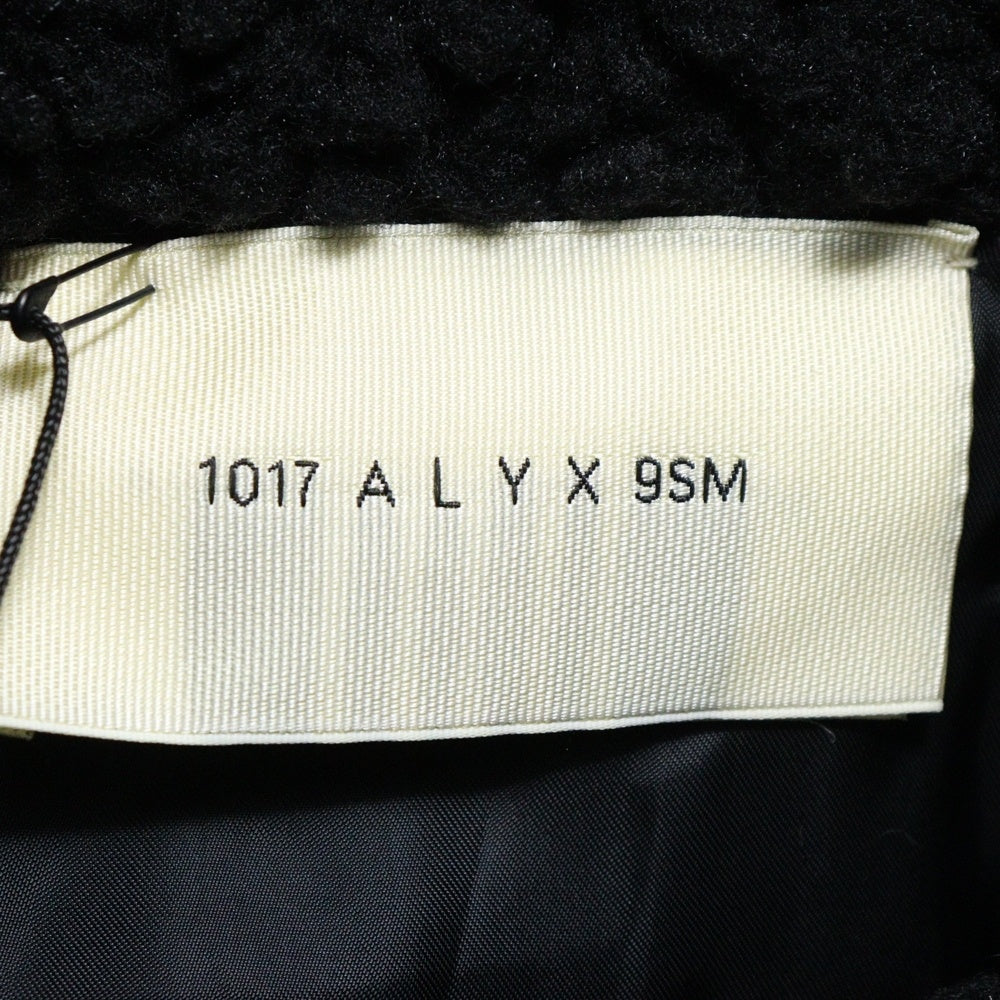 1017 ALYX 9SM(アリクス) POLAR TECHNICAL JACKET ポーラーテクニカル ボア フーデッドジャケット ブラック AAUOU0230FA01