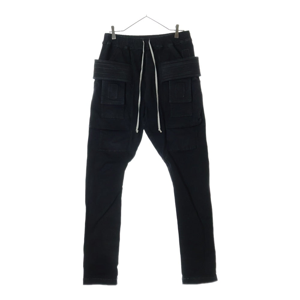 DRKSHDW(ダークシャドウ) 24SS CREATCH CARGO クリーチカーゴ コーティング コットンパンツ ブラック DU01D1376-SBB