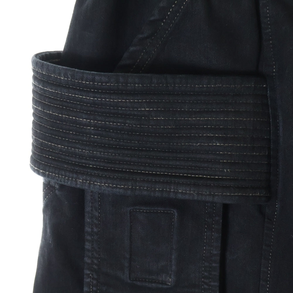 DRKSHDW(ダークシャドウ) 24SS CREATCH CARGO クリーチカーゴ コーティング コットンパンツ ブラック DU01D1376-SBB