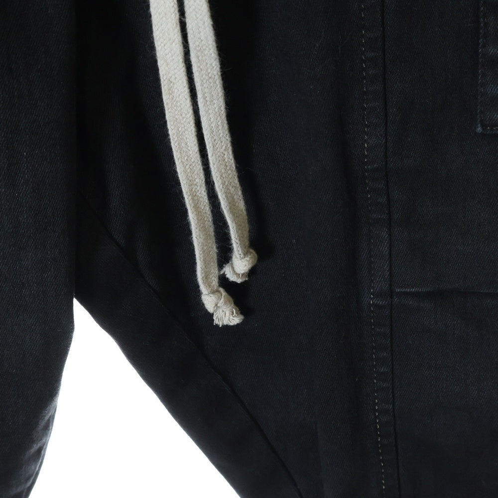 DRKSHDW(ダークシャドウ) 24SS CREATCH CARGO クリーチカーゴ コーティング コットンパンツ ブラック DU01D1376-SBB