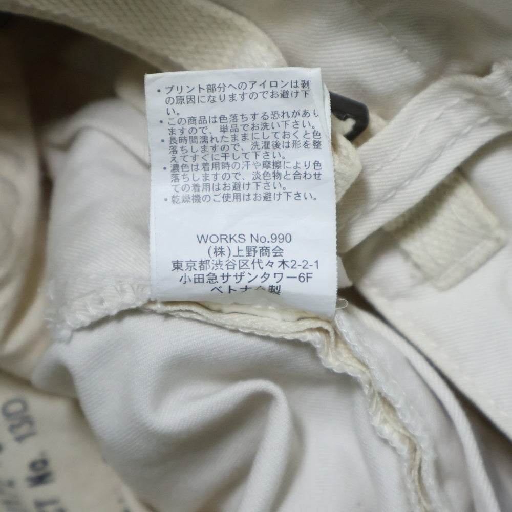 AVIREX(アヴィレックス) FATIGUE SHORTS ファティーグ カーゴ ショーツ ハーフパンツ アイボリー 6166118