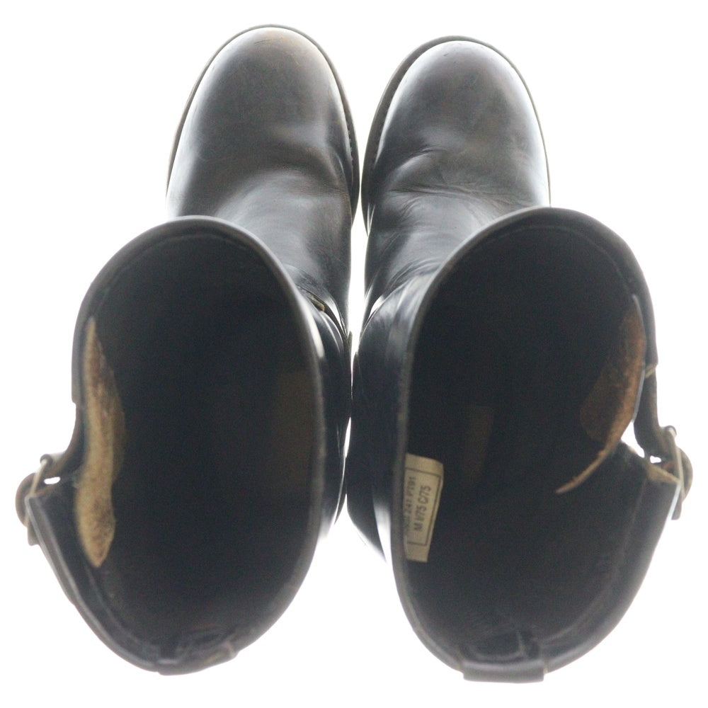RED WING(レッド ウイング) 90S プリント羽タグ PT91 レザー エンジニア ブーツ ブラック ANSI Z41 PT91 MI/75 C/75