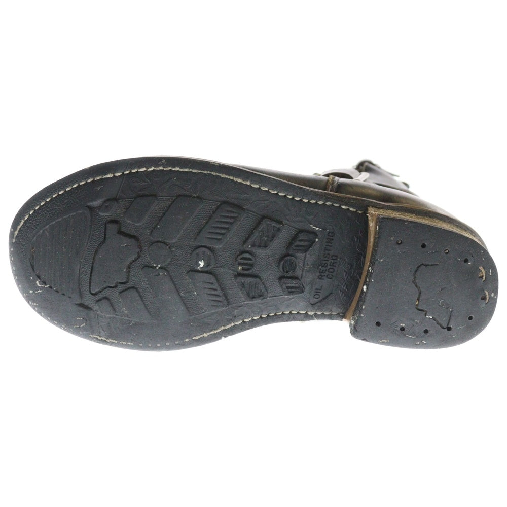 RED WING(レッド ウイング) 90S プリント羽タグ PT91 レザー エンジニア ブーツ ブラック ANSI Z41 PT91 MI/75 C/75