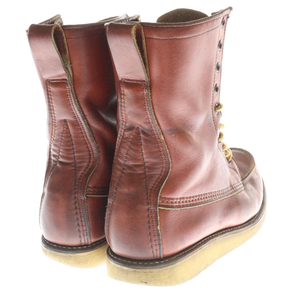 RED WING(レッド ウイング) 90S 半円犬タグ アイリッシュセッター レザー レースアップ ブーツ ブラウン 877