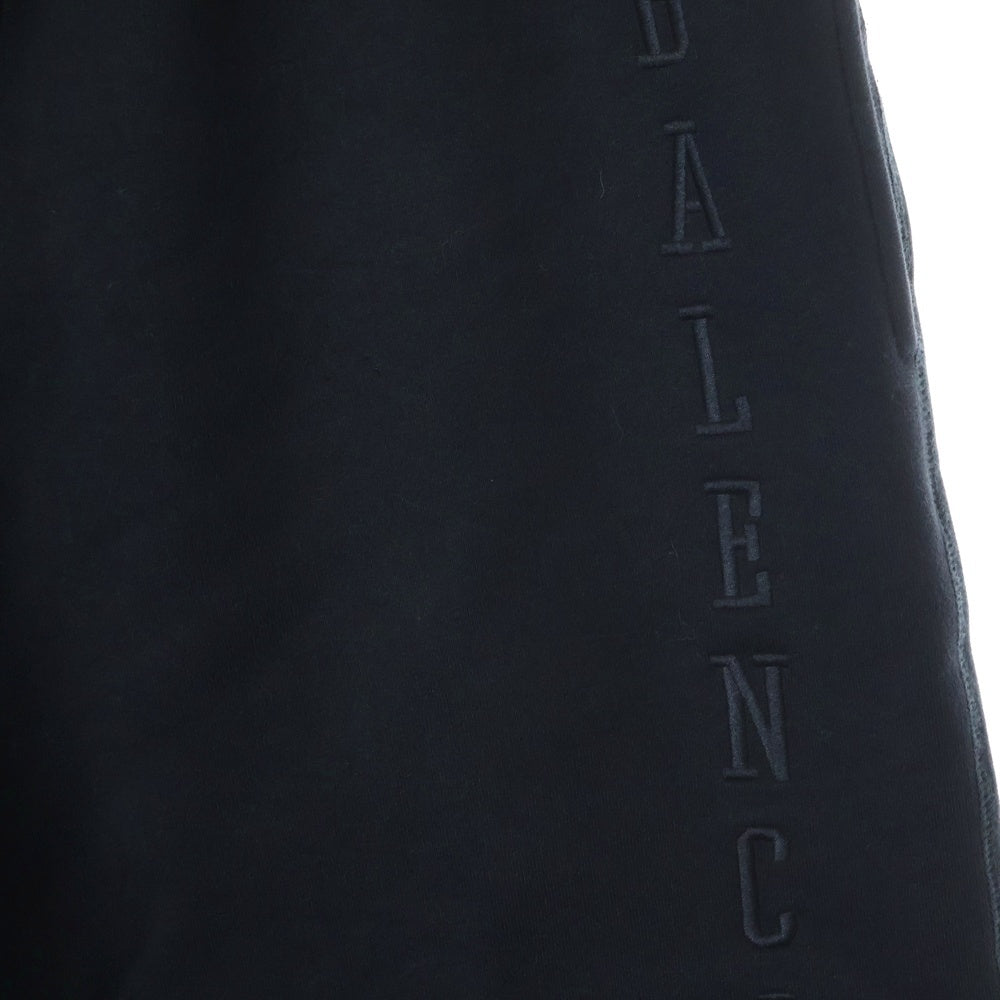 BALENCIAGA(バレンシアガ) サイドロゴエンブロイダリー オーバーサイズド スウェットハーフパンツ ショーツ ブラック 644677 TJVK8