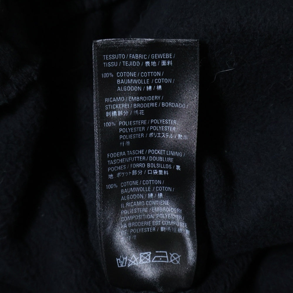 BALENCIAGA(バレンシアガ) サイドロゴエンブロイダリー オーバーサイズド スウェットハーフパンツ ショーツ ブラック 644677 TJVK8