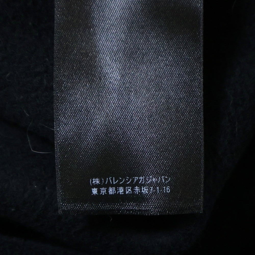 BALENCIAGA(バレンシアガ) サイドロゴエンブロイダリー オーバーサイズド スウェットハーフパンツ ショーツ ブラック 644677 TJVK8