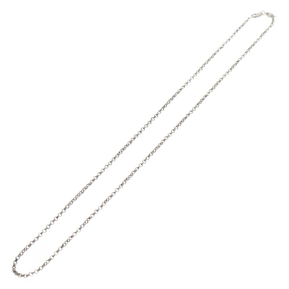 CHROME HEARTS(クロムハーツ) NECKCHAIN R20 ロールチェーンネックレス 20inch シルバー BCA084