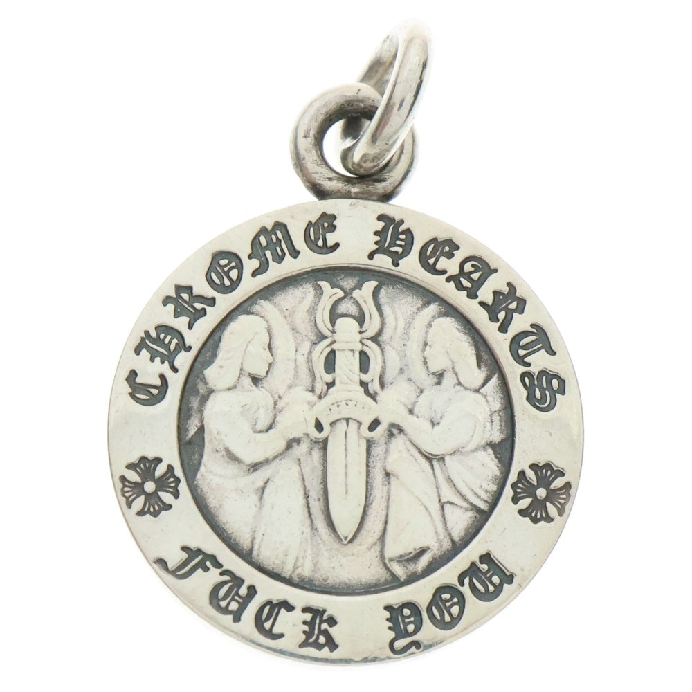 CHROME HEARTS(クロムハーツ) CHRM ANGL MDL V1 エンジェルメダルチャーム ペンダントトップ シルバーBCA229