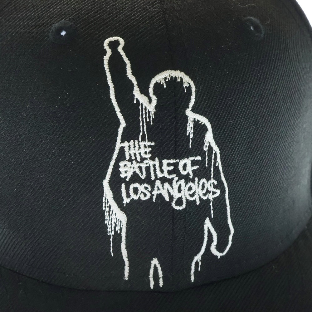 NEW ERA(ニューエラ) ×RAGE AGAINST THE MACHINE 59FIFTY レイジアゲインストザマシーン グラフィックエンブロイダリー 6パネル ベースボールキャップ 帽子 ブラック
