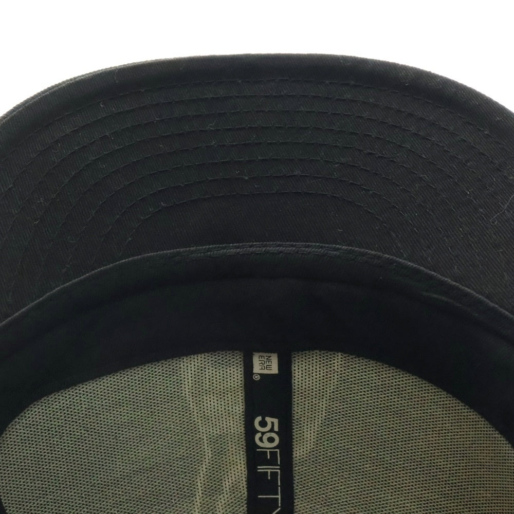 NEW ERA(ニューエラ) ×RAGE AGAINST THE MACHINE 59FIFTY レイジアゲインストザマシーン グラフィックエンブロイダリー 6パネル ベースボールキャップ 帽子 ブラック