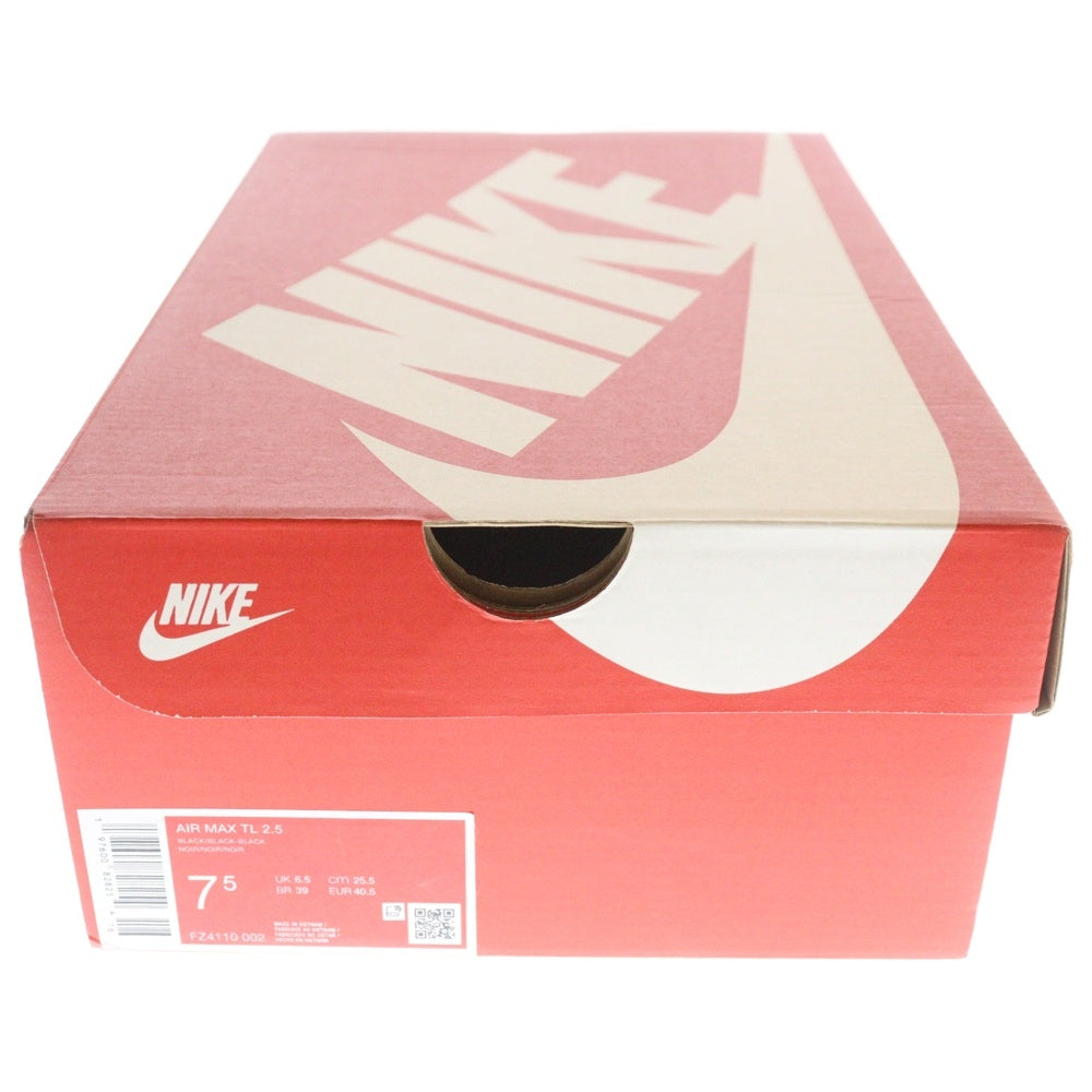 NIKE(ナイキ) AIR MAX TL 2.5 BLACK METALLIC SILVER エアマックス TL 2.5 ブラック メタリックシルバー ローカットスニーカー ブラック US7.5/25.5cm FZ4110-002