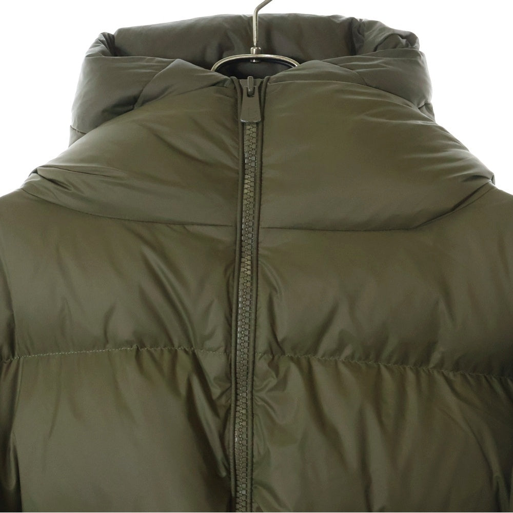 BACON(ベーコン) 21AW NEW CLOUD ニュークラウド フーデッド ハイネックジップアップ ダウンジャケット レディース カーキ 21-010-510-0006-3-0