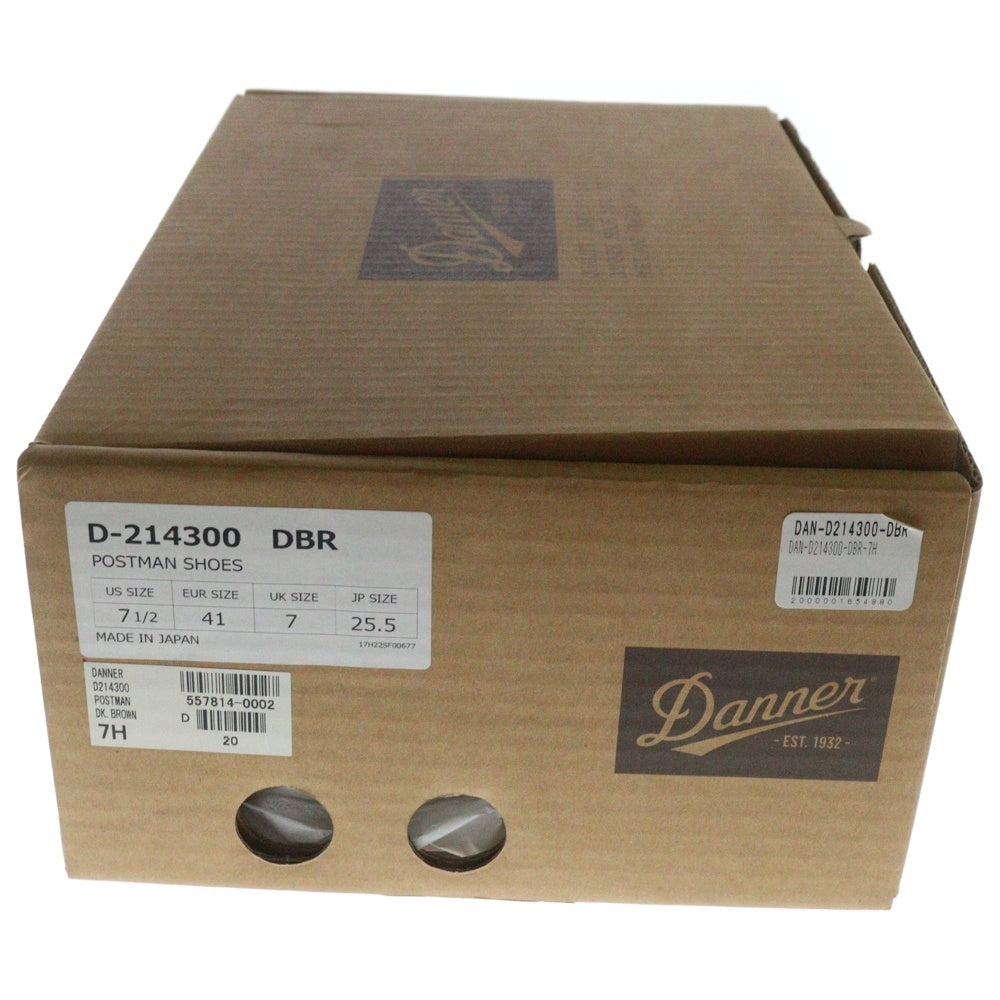 DANNER(ダナー) POSTMAN SHOES ポストマンシューズ レザー ブーツ ブラウン D-214300 DBR