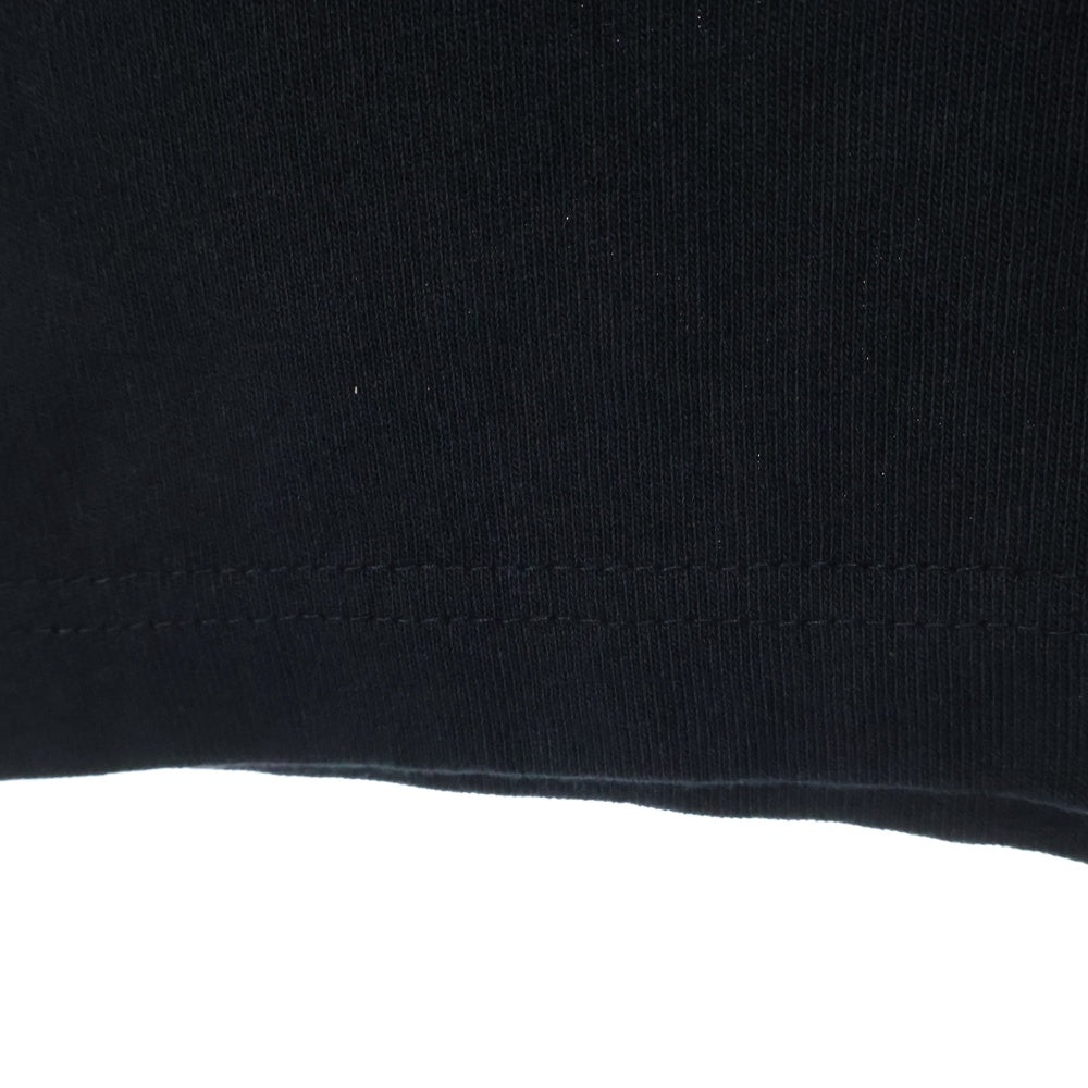 NIKE(ナイキ) OVER SIZE FRONT LOGO TEE オーバーサイズ フロントロゴ 刺繍デザイン クルーネック 半袖Tシャツ カットソー ブラック HF9607-010