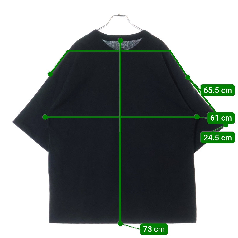 NIKE(ナイキ) OVER SIZE FRONT LOGO TEE オーバーサイズ フロントロゴ 刺繍デザイン クルーネック 半袖Tシャツ カットソー ブラック HF9607-010