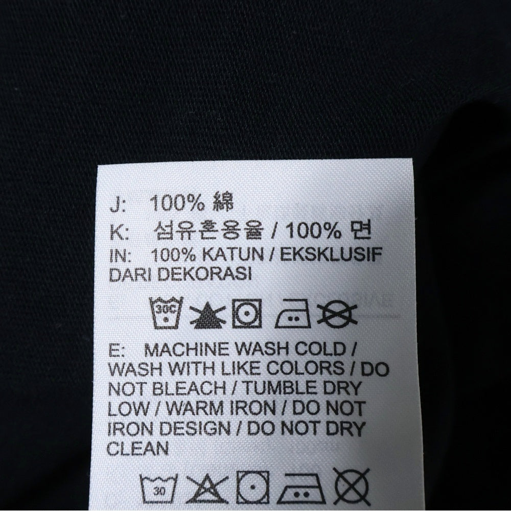 NIKE(ナイキ) OVER SIZE PRINT TEE オーバーサイズ プリント クルーネック 半袖Tシャツ カットソー ブラック/ホワイト HF4602-010