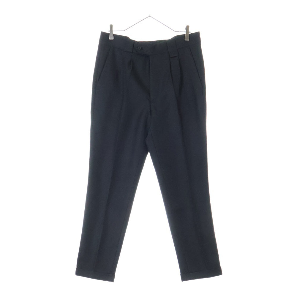 WILLY CHAVARRIA(ウィリーチャバリア) 2TUCK TAPERED PANTS 2タック テーパード パンツ ブラック