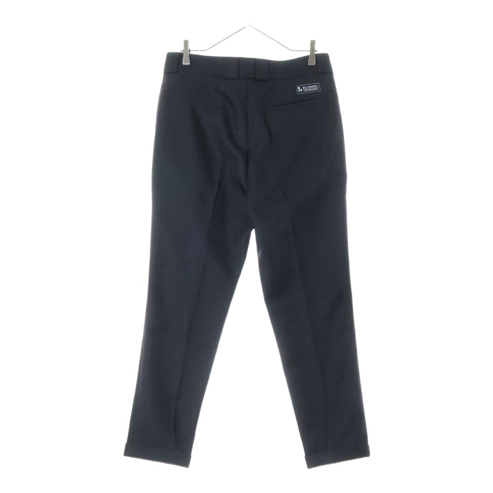 WILLY CHAVARRIA(ウィリーチャバリア) 2TUCK TAPERED PANTS 2タック テーパード パンツ ブラック