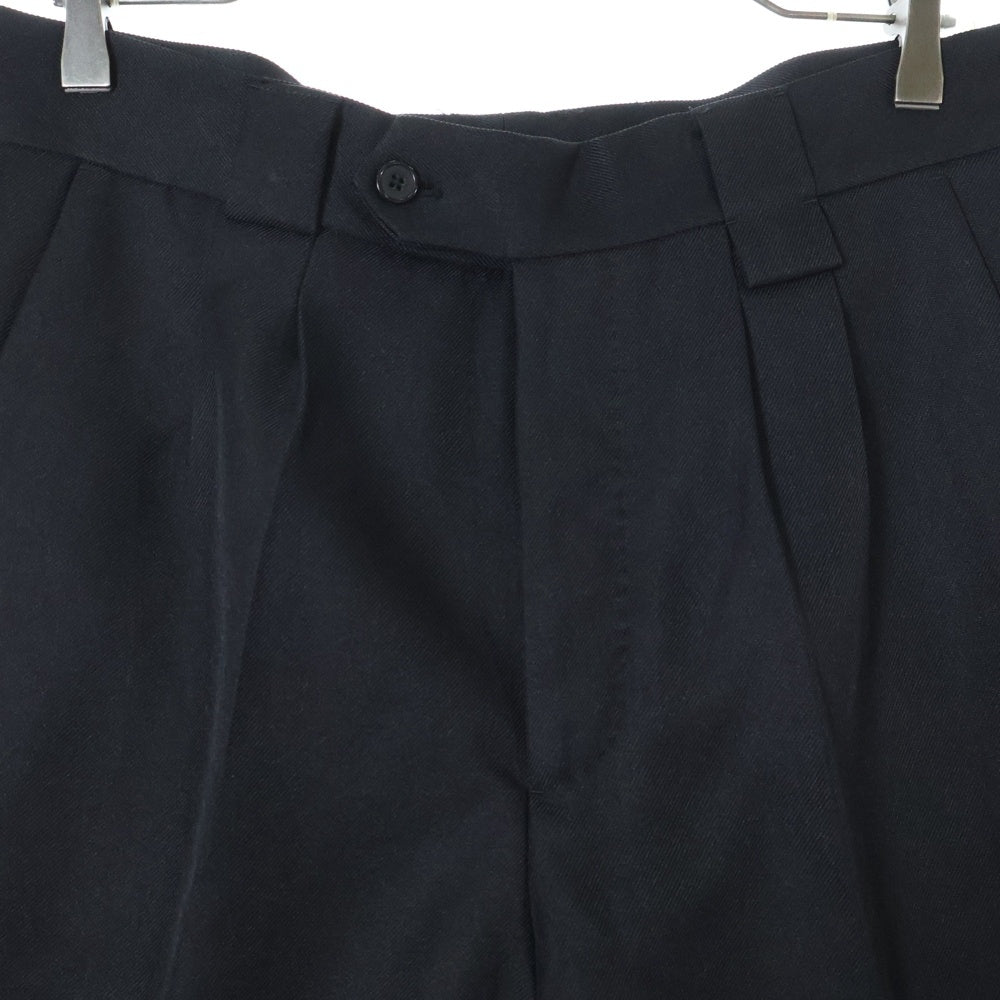 WILLY CHAVARRIA(ウィリーチャバリア) 2TUCK TAPERED PANTS 2タック テーパード パンツ ブラック