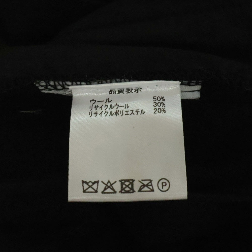 WILLY CHAVARRIA(ウィリーチャバリア) WOOL WIDE PANTS ウール ワイド パンツ ブラック