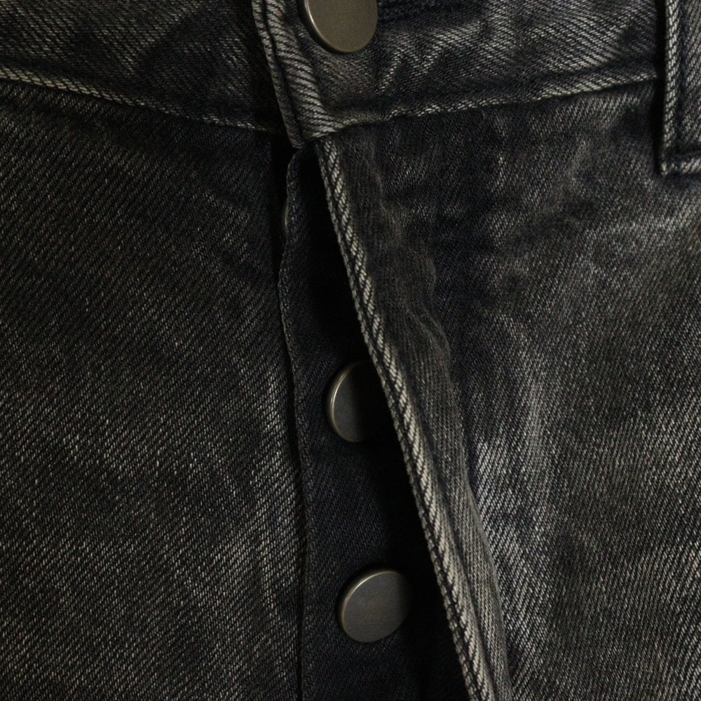 FEAR OF GOD ESSENTIALS(フィアオブゴッド エッセンシャルズ) 24AW 5POCKET DENIM PANTS 5ポケット ダメージ加工 デニムパンツ ブラック