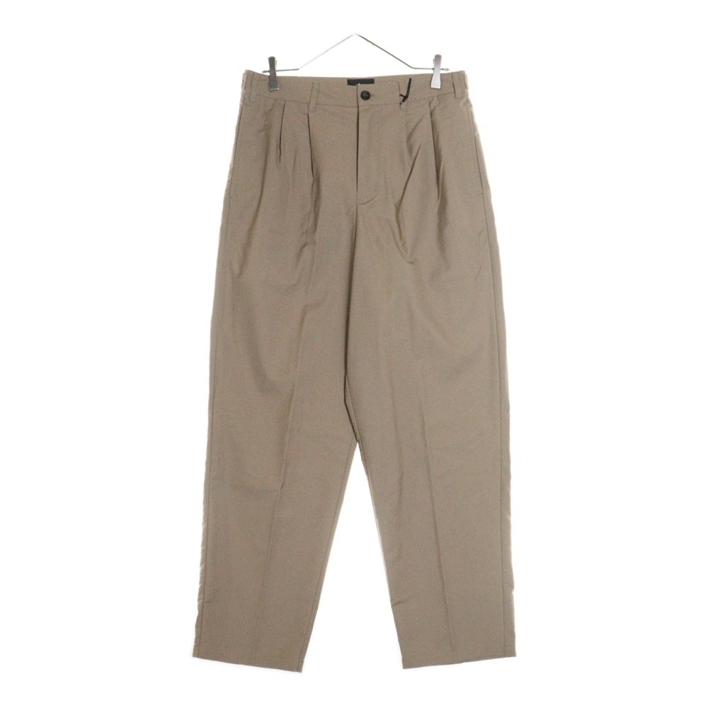 STUSSY(ステューシー) VOLUME PLEATED TROUSER PANTS ボリューム トラウザー プリーツド パンツ ベージュ