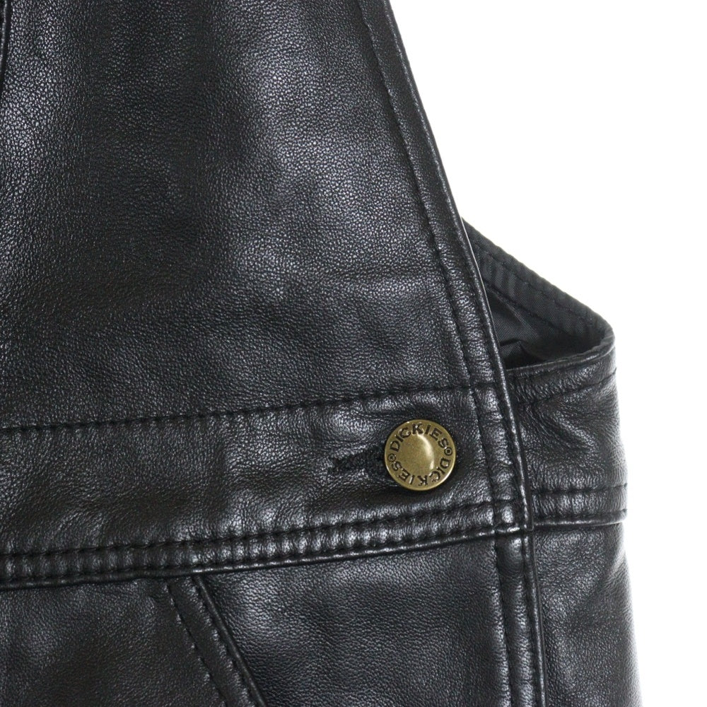 SUPREME(シュプリーム) 23AW ×Dickies Leather Overalls ディッキーズ レザーオーバーオール ブラック