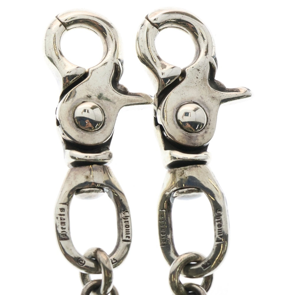 CHROME HEARTS(クロムハーツ) 2BALL LONG-T 2クリップロング #2スターボール ウォレットチェーン シルバー