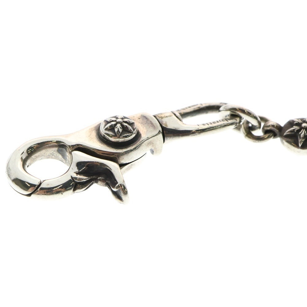 CHROME HEARTS(クロムハーツ) 2BALL LONG-T 2クリップロング #2スターボール ウォレットチェーン シルバー