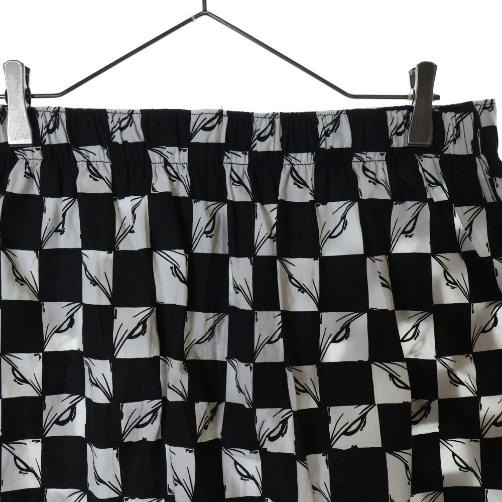 CHROME HEARTS(クロムハーツ) ×マッティボーイ NINETY NINE EYES BOXER SHORTS マッティボーイ ナインティナインアイズ コットン ボクサーショーツ ハーフパンツ ブラック/ホワイト