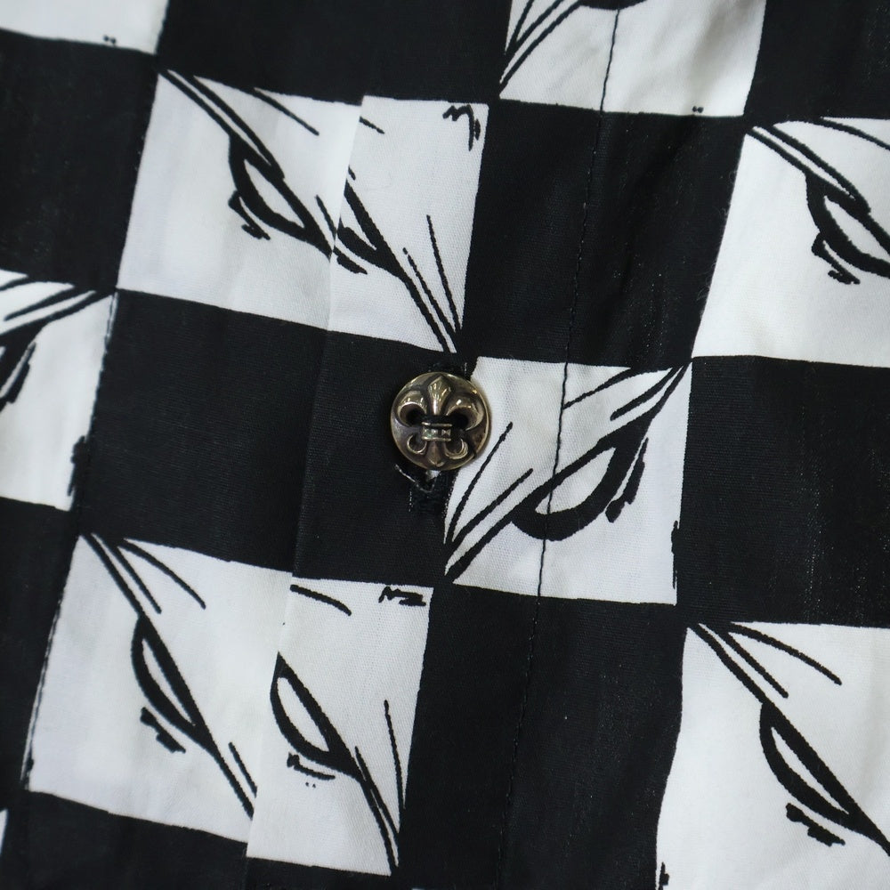 CHROME HEARTS(クロムハーツ) ×マッティボーイ NINETY NINE EYES BOXER SHORTS マッティボーイ ナインティナインアイズ コットン ボクサーショーツ ハーフパンツ ブラック/ホワイト
